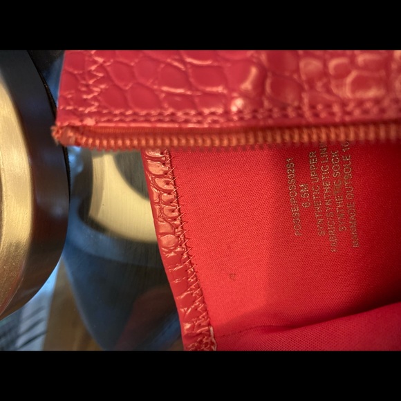 Steve Madden Posse pink crocodile stiletto heels size 6.5 new - Picture 8 of 9